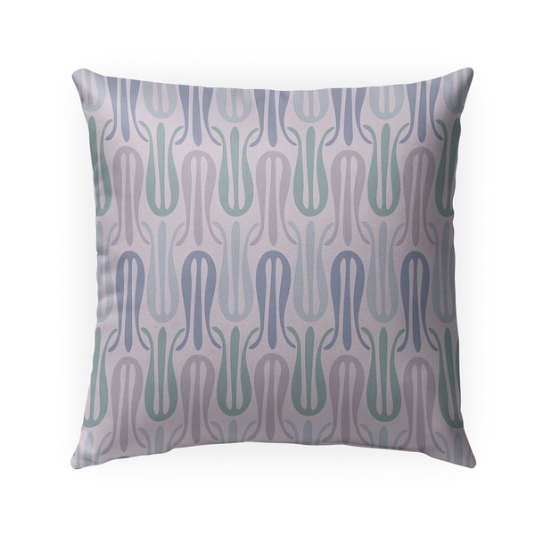 NARROW TULIPS LILAC Indoor|Outdoor Pillow By BG Riley - 18X18