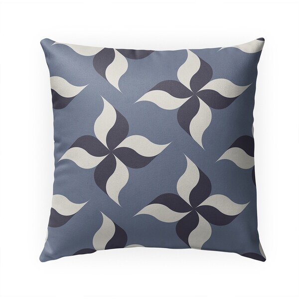 PINWHEELS STONEWASH Indoor|Outdoor Pillow By BG Riley - 18X18