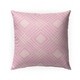 CRISS CROSS DIAMONDS PINK Indoor|Outdoor Pillow By Kavka Designs - 18 ...