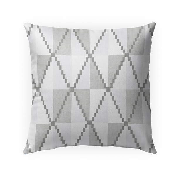 CANE GREY Indoor|Outdoor Pillow By Becky Bailey - 18X18