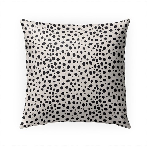 CHEETAH BLACK SPOT Indoor Outdoor Pillow by Kavka Designs - 18X18