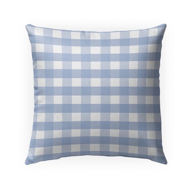 slide 1 of 6, SERENE GINGHAM DREAM Indoor|Outdoor Pillow by Kavka Designs - 18X18
