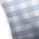 preview thumbnail 4 of 4, SERENE GINGHAM DREAM Indoor|Outdoor Pillow by Kavka Designs - 18X18