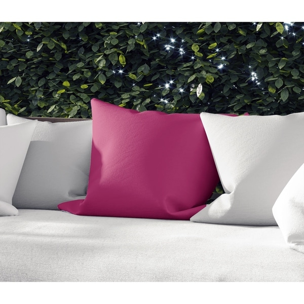 fuchsia outdoor cushions