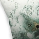 preview thumbnail 4 of 4, MARBLED GREEN Indoor|Outdoor Pillow By Kavka Designs - 18X18