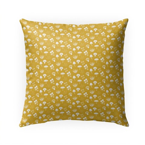 MUSHROOM FIELD Indoor Outdoor Pillow by Kavka Designs - 18X18