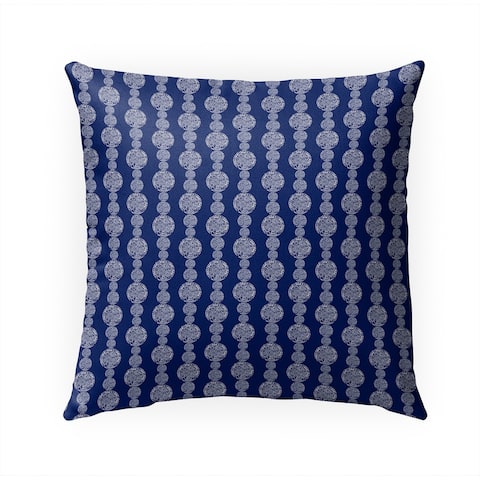 GRACE COBALT BLUE Indoor Outdoor Pillow by Kavka Designs - 18X18