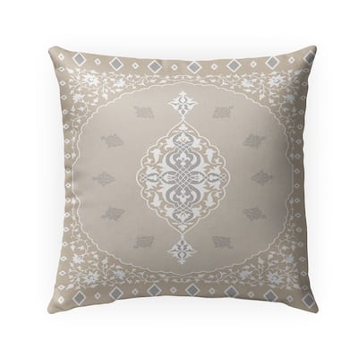 NAS BEIGE Indoor|Outdoor Pillow by Kavka Designs - 18X18