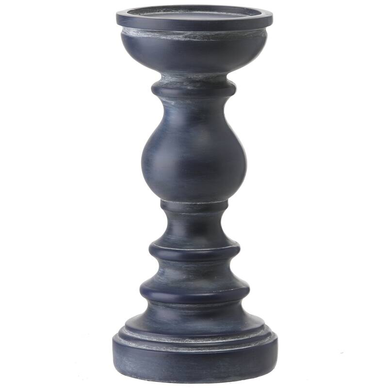 Resin Nantucket Candlestick 9"