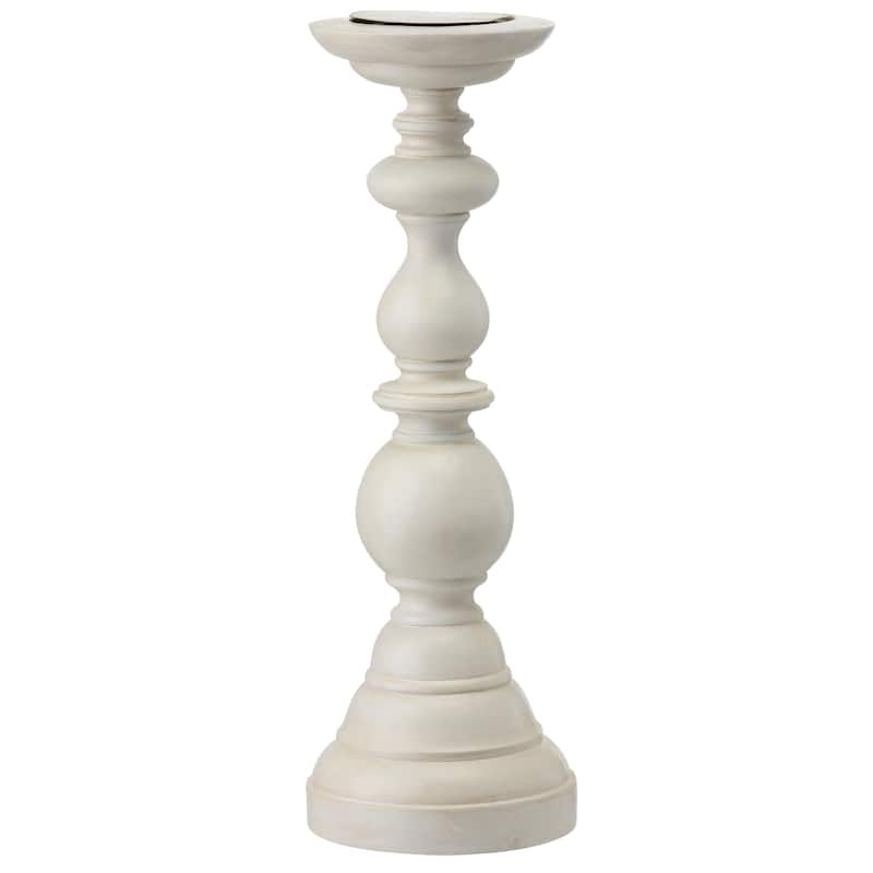 Resin Nantucket Candlestick 16"