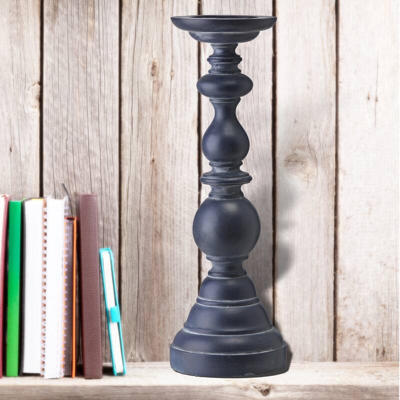 Resin Nantucket Candlestick 16"