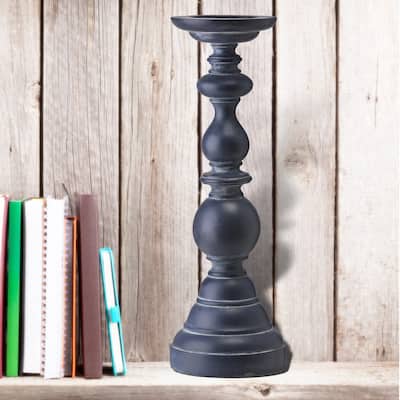 Resin Nantucket Candlestick 16"