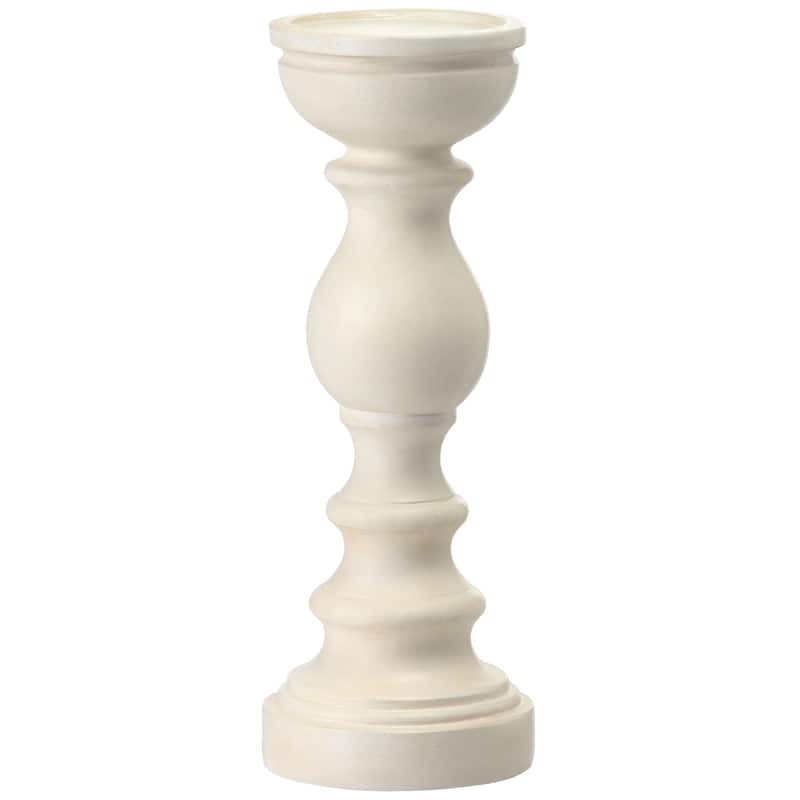 Resin Nantucket Candlestick 12"