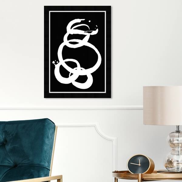 Wynwood Studio 'Formas Inverse' Abstract Framed Wall Art Print Shapes ...
