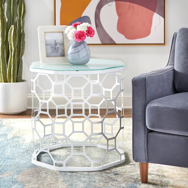Simple Living Octavia Side Table - White