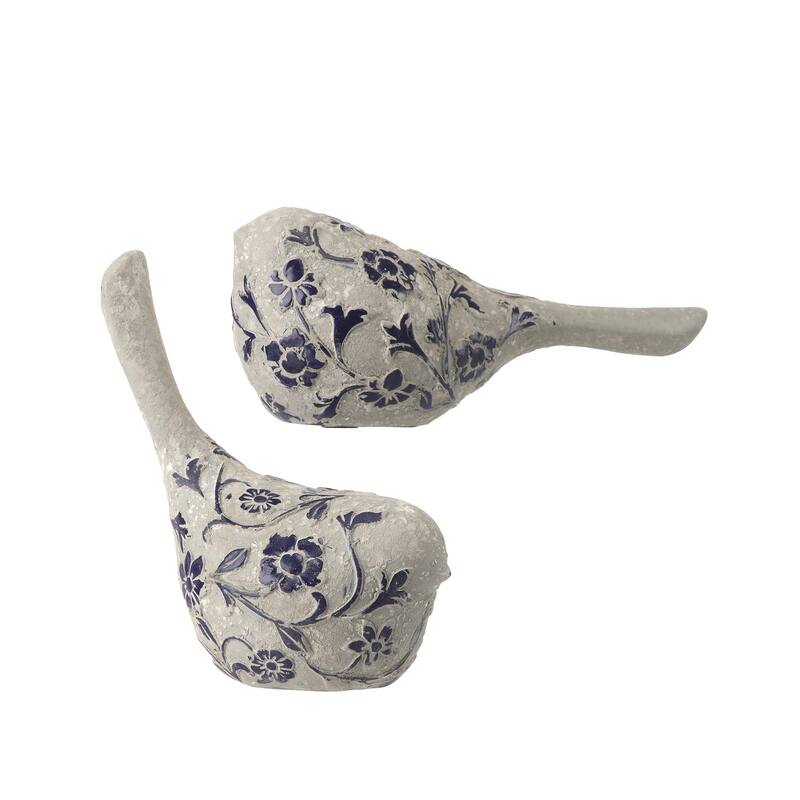 Resin Bloomsbury Sitting Bird 5.5"