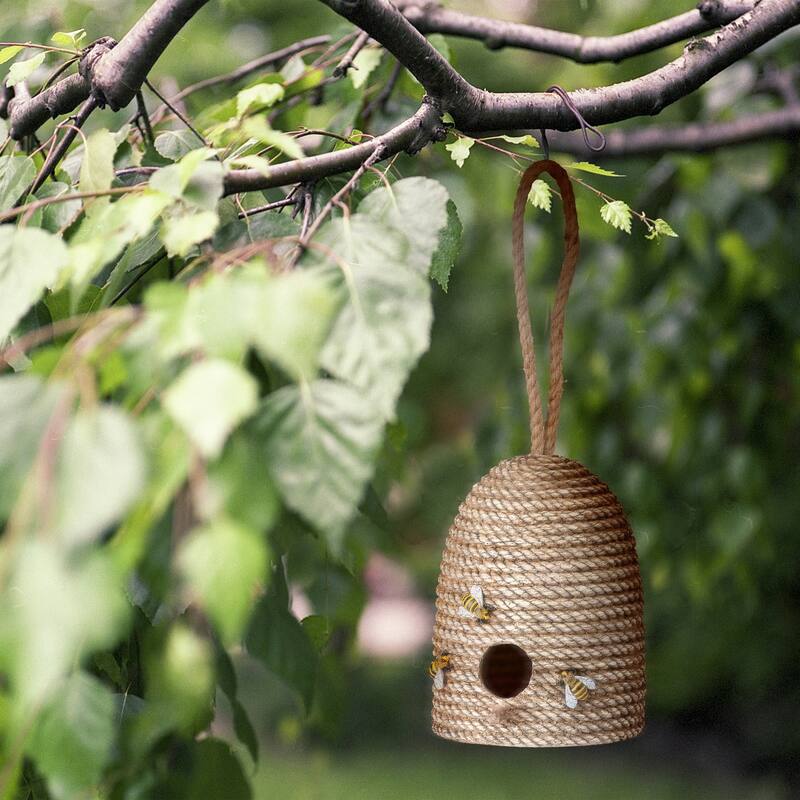 Resin Beehive W/ Bees 8.5"