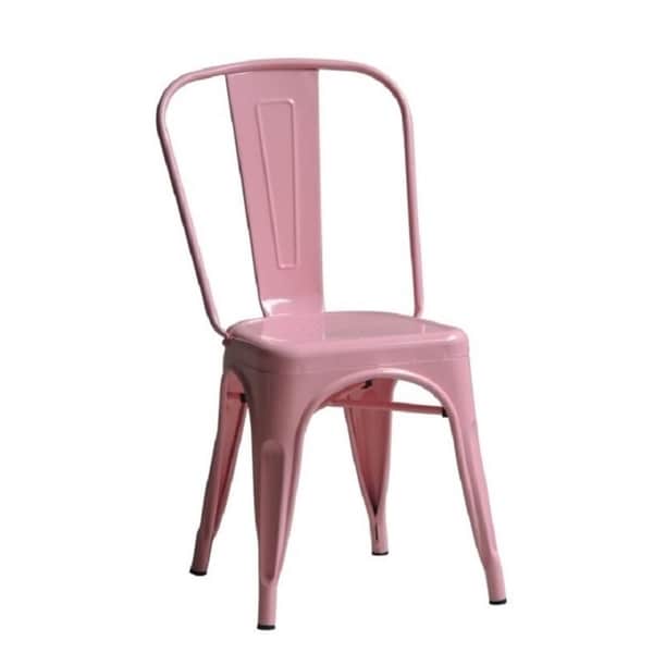 light pink dining chair