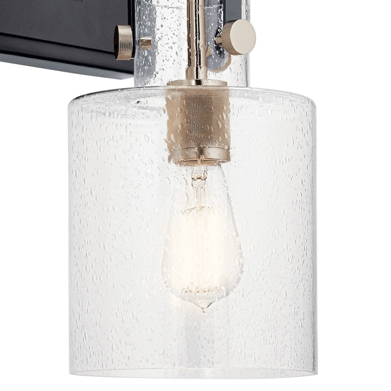 Kichler Lighting Kitner 16.5-in 1-Light Wall Sconce Polished Nickel