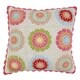 preview thumbnail 2 of 2, Throw Pillow With Crochet Design