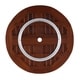 preview thumbnail 7 of 5, Bare Decor Indoor/Outdoor Lazy Susan in Genuine Teak Wood