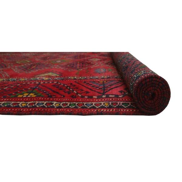 4'10 x 9'2 Noori Rug Vintage Distressed Edwine Red/Green Runner 4'10 x 9'2 Noori Rug Vintage Distressed Edwine Red/Green Runner