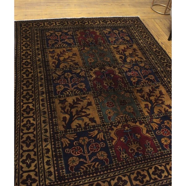 Noori Rug Khal Mohammadi Armand Brown/Black Rug 4'10" x 6'3" Overstock 30814257