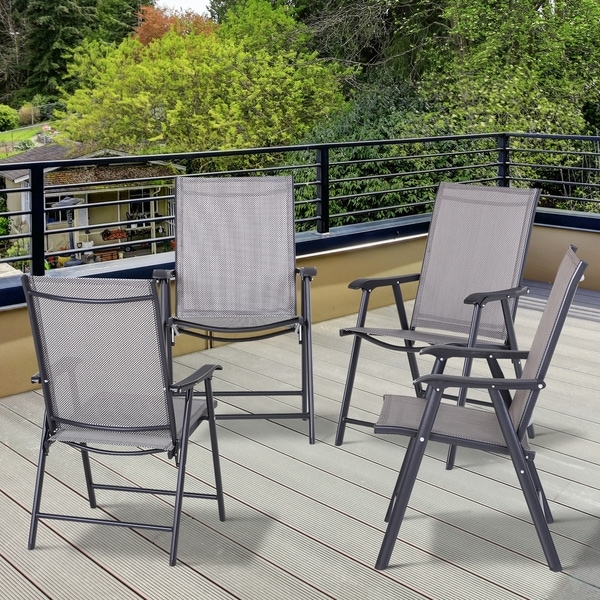 folding garden chair set