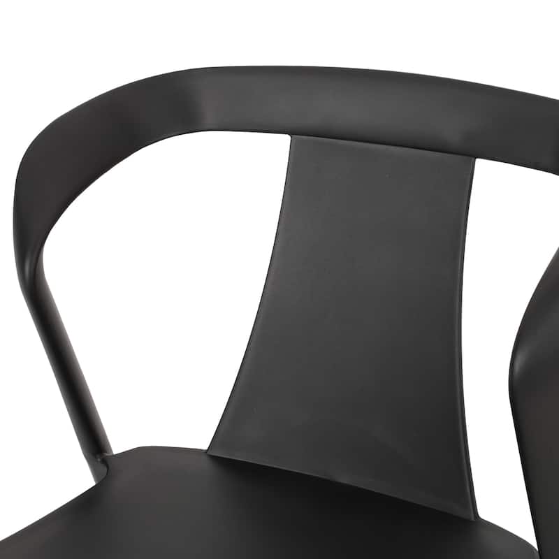Orchid Outdoor Stacking Dining Chair (Set of 4) by Christopher Knight Home - 21.50" W x 19.50" D x 30.50" H
