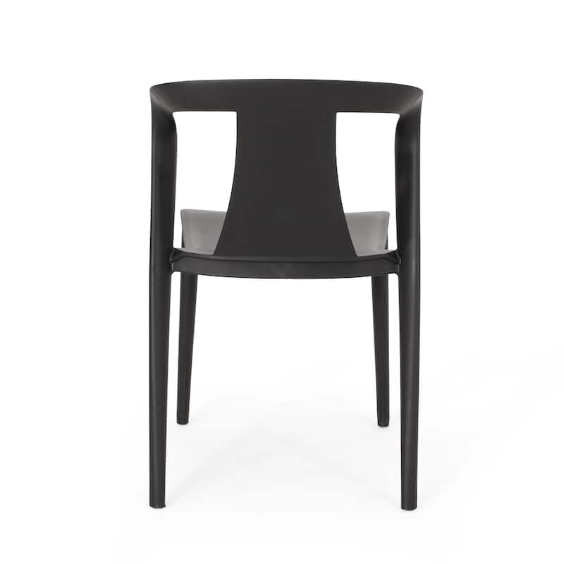 Orchid Outdoor Stacking Dining Chair (Set of 2) by Christopher Knight Home - 21.50" W x 19.50" D x 30.50" H