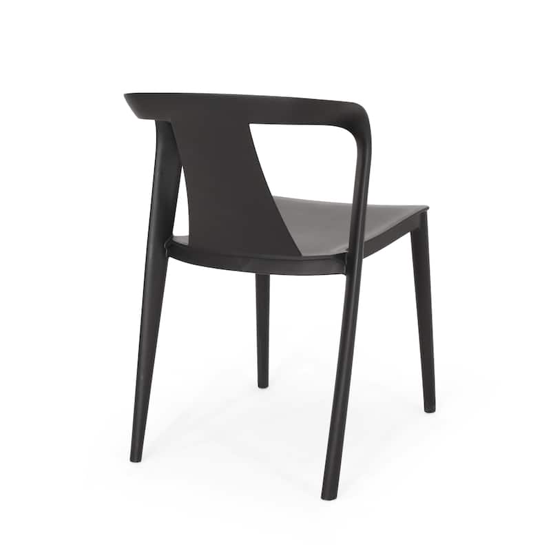 Orchid Outdoor Stacking Dining Chair (Set of 2) by Christopher Knight Home - 21.50" W x 19.50" D x 30.50" H