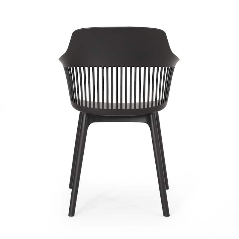Dahlia Outdoor Modern Dining Chair (Set of 4) by Christopher Knight Home - 22.50" W x 21.50" D x 33.00" H