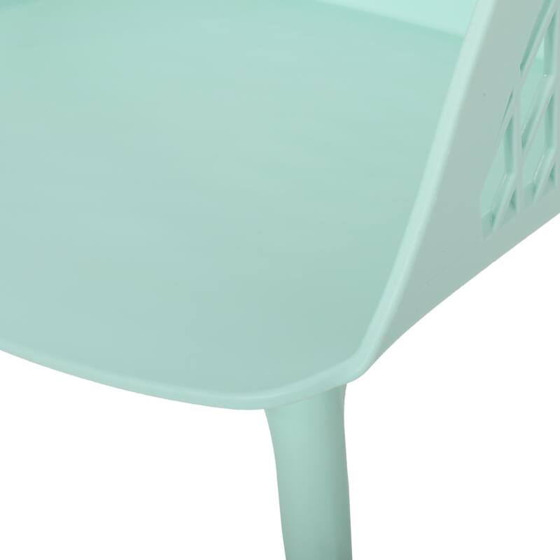 Azalea Outdoor Modern Dining Chair (Set of 2) by Christopher Knight Home - 23.00" W x 21.50" D x 33.00" H