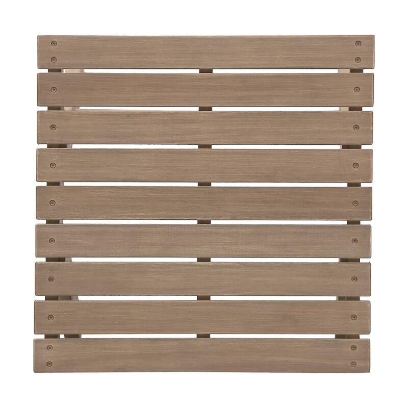 Malibu Outdoor Acacia Wood 2 Seater Chat Set with Side Table by Christopher Knight Home