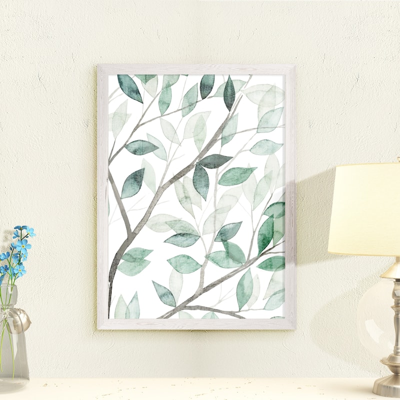 Leaf Lace I-Framed - White - 16X22 - Bed Bath & Beyond - 30819851