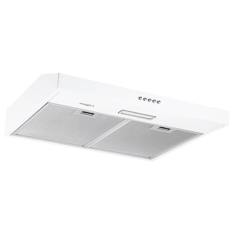 Ancona 24 in. Convertible Under Cabinet Range Hood in White