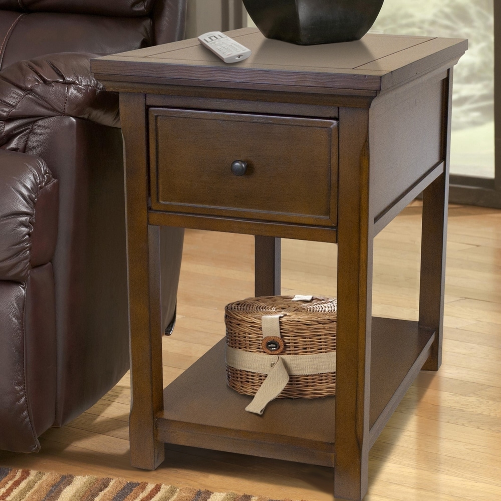 Overstock American Furniture Classics Model 432 End Table With Hidden Concealment Compartment For Your Valuables Wood End Tables Casual Rectangle A Tremendous Home