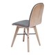 preview thumbnail 5 of 7, Aurelle Home Natina Modern Wood and Fabric Dining Chair - 22" x 24"