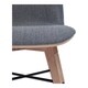 preview thumbnail 9 of 7, Aurelle Home Natina Modern Wood and Fabric Dining Chair - 22" x 24"