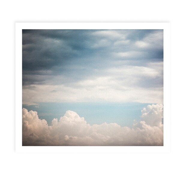 AUTUMN CLOUDS White Framed Giclee Print By Tal Paz Fridman