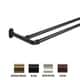 preview thumbnail 4 of 4, InStyleDesign 0.62-inch Double Blackout Curtain Rod 48-84 inches - Black