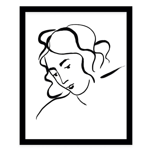 ROSA Black Framed Giclee Print By Terri Ellis
