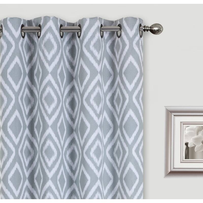 Carson Printed Blackout Window Curtain Panel 2-Pack or 4-Pack
