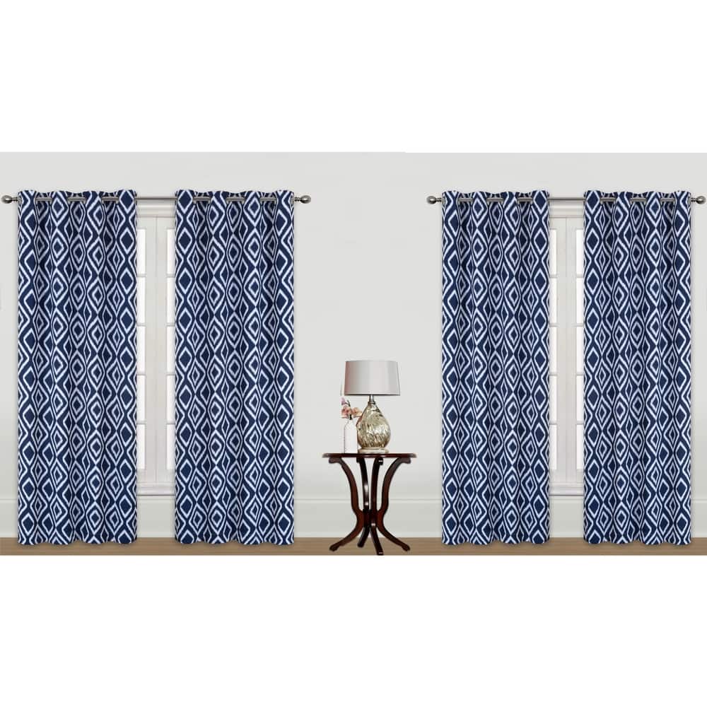 Carson Printed Blackout Window Curtain Panel 2-Pack or 4-Pack