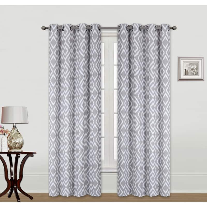 Carson Printed Blackout Window Curtain Panel 2-Pack or 4-Pack