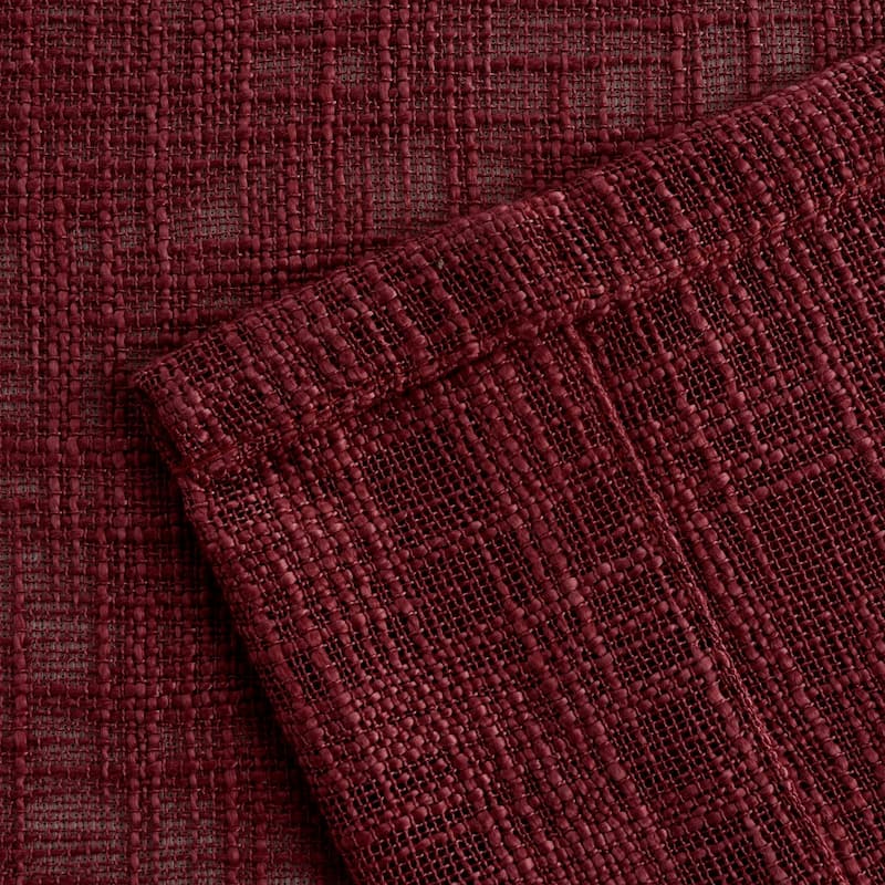 Ashley Textured Slub Yarn Window Curtain Panel 2-Pack or 4-Pack