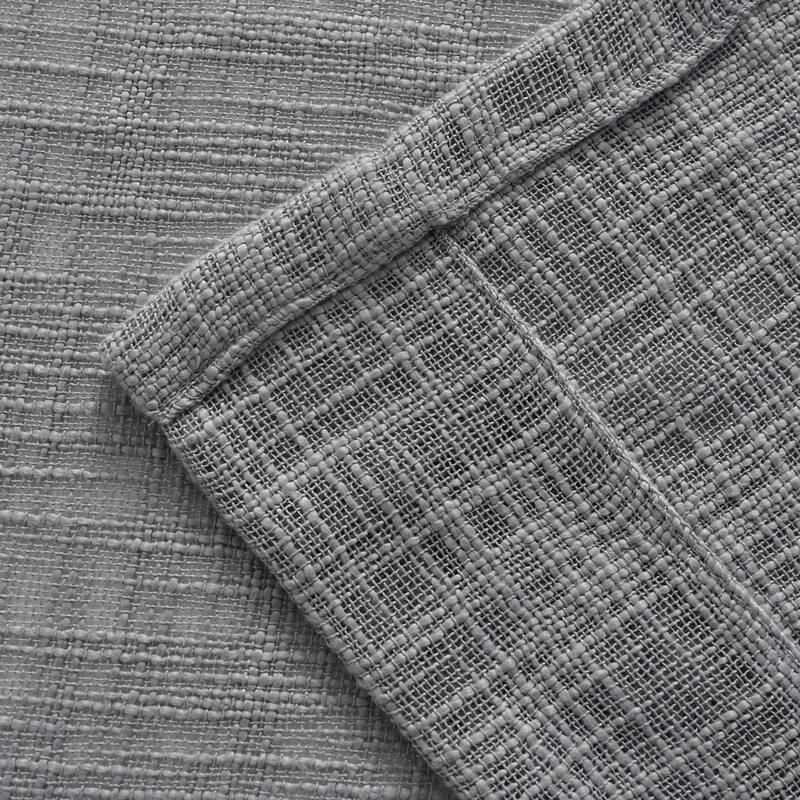 Ashley Textured Slub Yarn Window Curtain Panel 2-Pack or 4-Pack