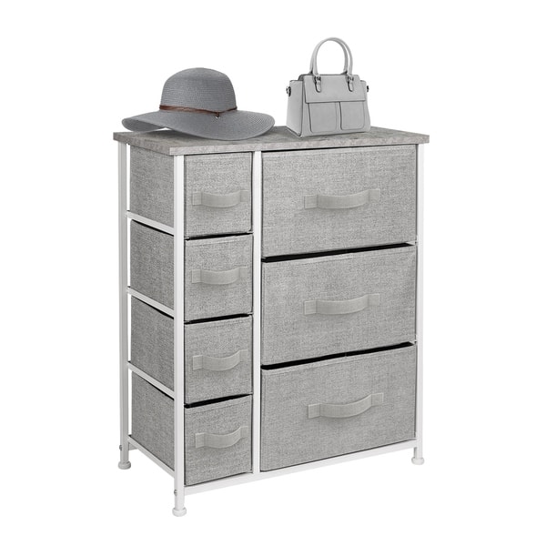 6 Drawers Chest Dresser Grey - - 30821841