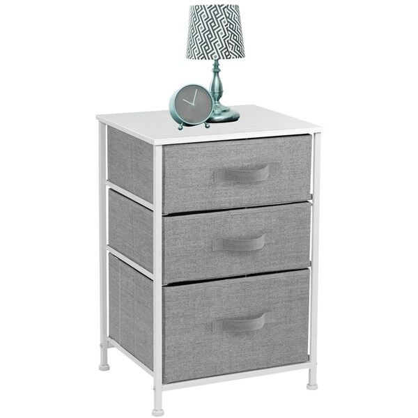 nursery side table with storage