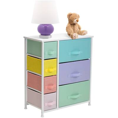 Dresser w/ 7 Drawers - Furniture Storage Tower Unit for Home, Bedroom